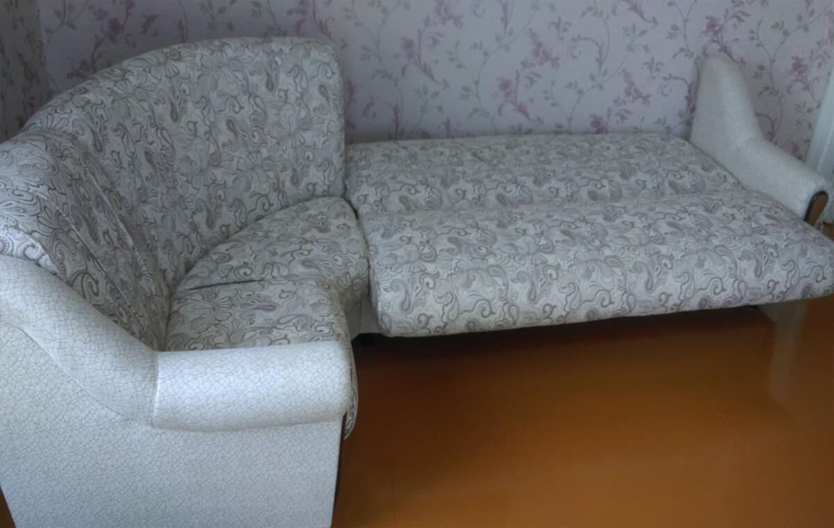 выполненные работы по ремонту и перетяжке мебели 